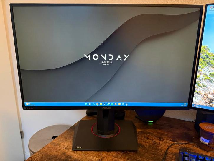 Asus 27 inch 144Hz Full HD Gaming Monitor - ZGAN, Computers en Software, Monitoren, Zo goed als nieuw, 101 t/m 150 Hz, DisplayPort