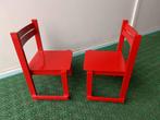 Retro peuter stoel, 2x, Kinderen en Baby's, Kinderkamer | Tafels en Stoelen, Ophalen of Verzenden, Gebruikt, Stoel(en)