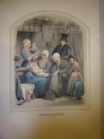 Klederdracht. Bing & Braet. XL. Gelderland Over-Veluwe 1857, Antiek en Kunst, Kunst | Etsen en Gravures, Ophalen of Verzenden