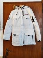 Geographical Norway jas gewatteerde dames parka wit 5/XXL, Wit, Ophalen of Verzenden, Zo goed als nieuw, Maat 46/48 (XL) of groter