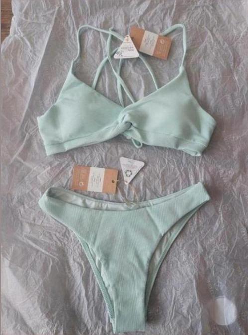 Bikini cyan (mintgroen) maat M/S NIEUW, Kleding | Dames, Badmode en Zwemkleding, Nieuw, Bikini, Groen, Ophalen of Verzenden