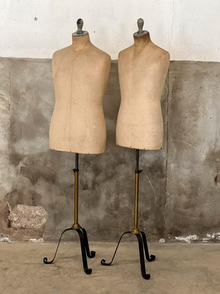 Antieke paspoppen, prijs per stuk, Antiek en Kunst, Antiek | Kleding en Accessoires, Heren, Ophalen