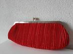 Fuchsia Roze Feestelijke Gala Clutch Tasje, Ophalen of Verzenden, Zo goed als nieuw, Roze, Avondtasje