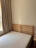 Tarva Ikea Bed met Matras, Huis en Inrichting, Slaapkamer | Bedden, Ophalen, Gebruikt, Bruin, Tweepersoons