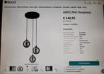 Hanglamp Ariscani met 2 glazen lampekappen, Huis en Inrichting, Ophalen of Verzenden, Zo goed als nieuw, Glas, 75 cm of meer