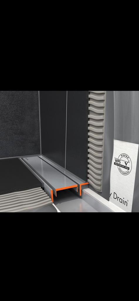 Easy Drain Compact 30 TAF afvoergoot 70 cm, Doe-het-zelf en Verbouw, Sanitair, Zo goed als nieuw, Douche, Rvs, Ophalen
