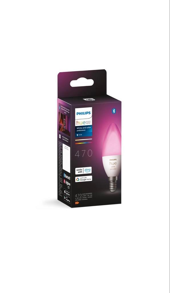 Philips Hue E14 Kleur - Nieuw!, Huis en Inrichting, Lampen | Losse lampen, Nieuw, Led-lamp, Minder dan 30 watt, E14 (klein), Ophalen of Verzenden