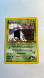 Pokémon card Koga’s Grimer 78/132 1995, Losse kaart, Verzenden