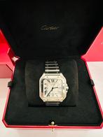 Cartier Santos de Cartier Large - Complete Set, Gebruikt, Staal, Polshorloge, Ophalen