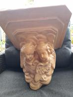 Kerk consoul met engelen .het plato 35 bij 31 cm 30 cm lang, Antiek en Kunst, Ophalen