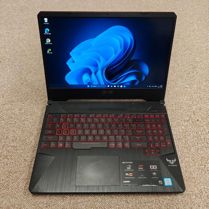 Asus Tuff Gaming Laptop - C grade, Computers en Software, Windows Laptops, Gebruikt, 15 inch, HDD, SSD, Onbekend, 16 GB, Qwerty