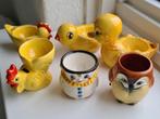 Vintage GOEBEL W.Germany eierdopjes Hummel - zeer apart, Verzamelen, Beelden en Beeldjes, Ophalen of Verzenden, Gebruikt, Hummel