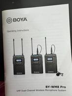 BY-WM8 Pro draadloos Microfoon systeem, Ophalen, Zo goed als nieuw, Overige typen, Draadloos