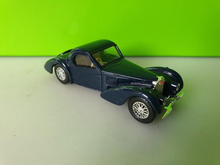 Solido - Bugatti 57S Atalante 1939 [blauw] 1/43, Hobby en Vrije tijd, Modelauto's | 1:43, Gebruikt, Auto, Solido, Ophalen of Verzenden