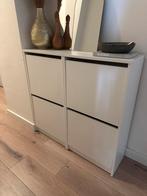 2x Bissa schoenenkast IKEA wit, Huis en Inrichting, Ophalen, Gebruikt