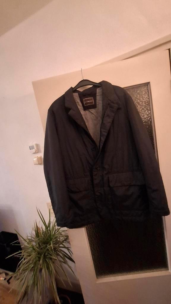 CANALI Jas - Made in Italy - XL - Zwart, Kleding | Heren, Jassen | Zomer, Zo goed als nieuw, Maat 56/58 (XL), Zwart, Ophalen of Verzenden