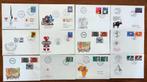 Zwitserland, 12 special editions enveloppen, gestempeld, Verzenden, Envelop