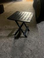 Camping bij zet tafeltje, Ophalen, Zo goed als nieuw, Rechthoekig, Hout