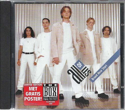 cd van All of us - Brand new start, Cd's en Dvd's, Cd's | Pop, Zo goed als nieuw, 1980 tot 2000, Verzenden