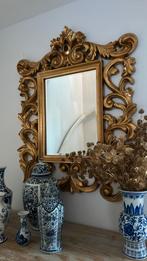 Zeer mooie goudkleurige spiegel #blikvanger#, Antiek en Kunst, Antiek | Spiegels, Ophalen