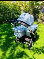 Bugaboo donkey mono blauwe bekleding, Gebruikt, Ophalen, Kinderwagen, Duowagen