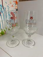 Omer bierglazen set van 2 glazen, Ophalen of Verzenden, Nieuw, Glas of Glazen, Overige merken