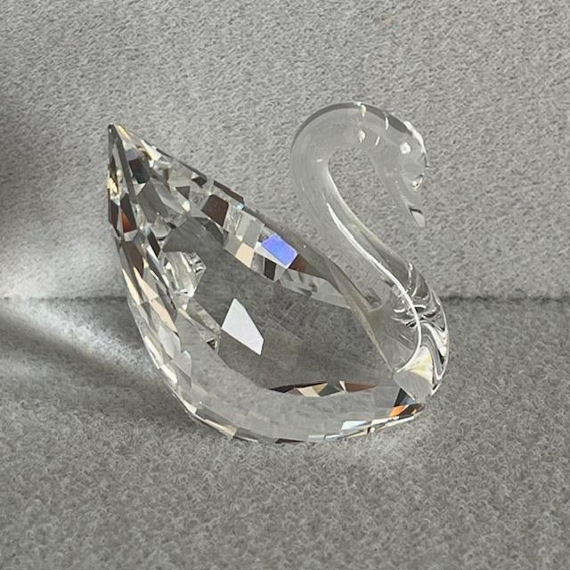 Kristallen zwaan – Swarovski, Verzamelen, Swarovski, Zo goed als nieuw, Figuurtje, Ophalen of Verzenden