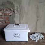 Landelijke broodtrommel trommel met deksel "Bread" *Etage3*, ., Ophalen of Verzenden, Zo goed als nieuw, .