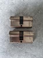 2x cilinder 32x32 mm + 6 sleutels **, Doe-het-zelf en Verbouw, Hang- en Sluitwerk, Ophalen of Verzenden, Rvs, Slot