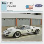 Ma15 autokaart ford gt40 mark ll ( 1966 ), Ophalen of Verzenden, Zo goed als nieuw, Auto's