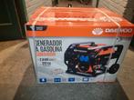 Daewoo GDAX4050 Stroomgenerator 2.5 KW, Doe-het-zelf en Verbouw, Aggregaten, Benzine, Geluidgedempt, Nieuw, Ophalen of Verzenden