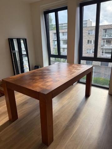 Eettafel - massief hout - vintage - antique beschikbaar voor biedingen