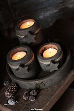 BRYNXZ schaal met 3 theelichthouders, Huis en Inrichting, Www.jufbrocante.nl, Www.jufbrocante.nl, Nieuw, Ophalen of Verzenden