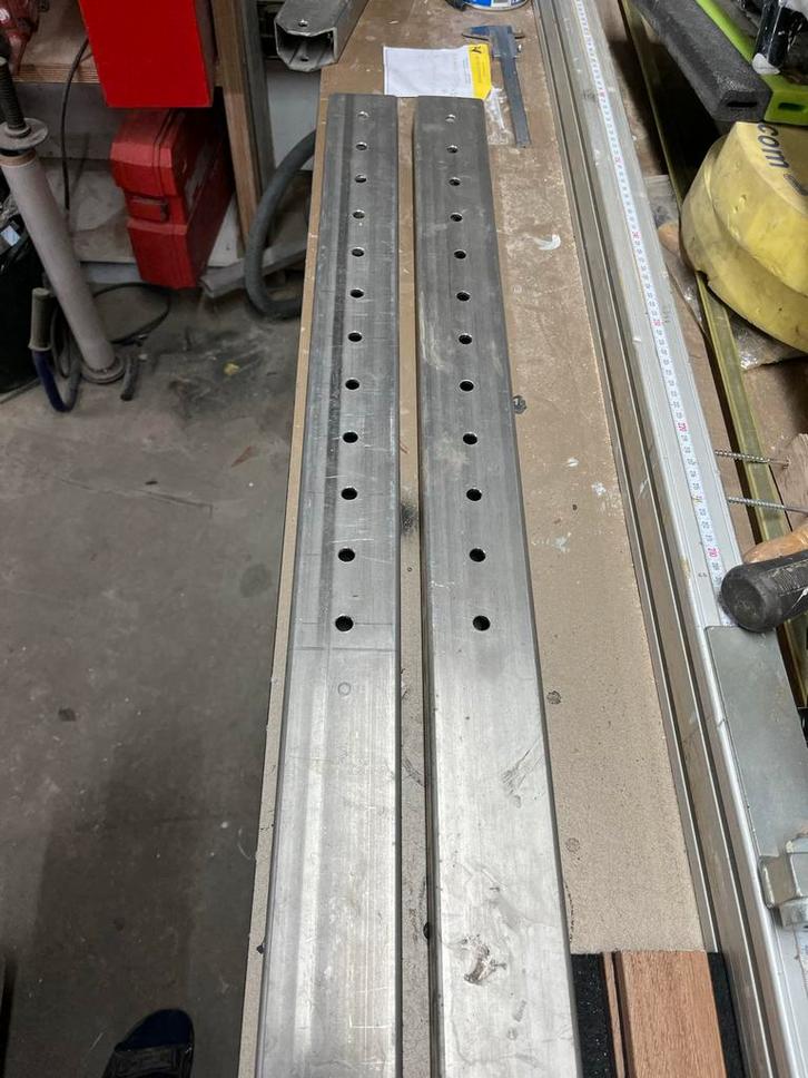 RVS Kokerprofielen - Z.G.A.N, Doe-het-zelf en Verbouw, Metalen, Zo goed als nieuw, Overige metalen, Ophalen of Verzenden