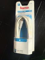 Hama SAT Adapter Kabel F-plug 3m - Nieuw!, Ophalen of Verzenden, Nieuw, 2 tot 5 meter, Tv-kabel