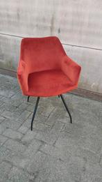 ⚠️OP=OP⚠️Industriële eetkamerstoel Nelly Velvet Terracotta, Ophalen, Overige kleuren, Nieuw, Vijf, Zes of meer stoelen