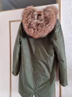 Parka met grote vos bontkraag ,voering bontjas was €490, Kleding | Dames, Jassen | Winter, Ophalen of Verzenden, Zo goed als nieuw