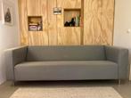 Gelderland 6111 B3 2A bank, grijs, driepersoons, Huis en Inrichting, Banken | Bankstellen, Ophalen, Gebruikt, 75 tot 100 cm, Rechte bank