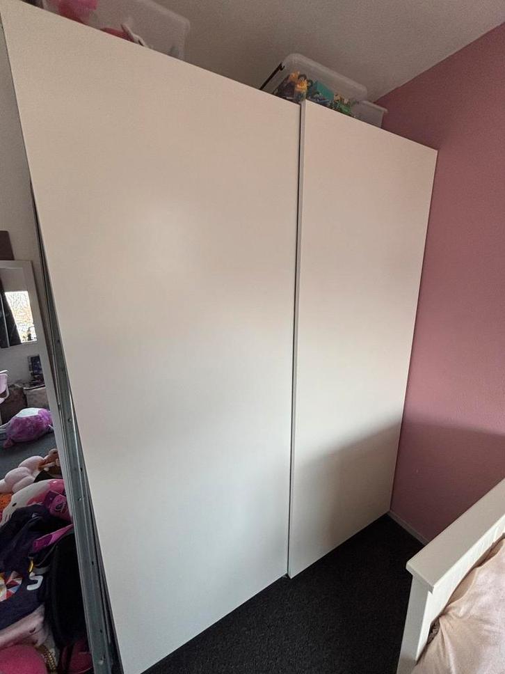Ikea pax kast schuifdeuren, Huis en Inrichting, Kasten | Kledingkasten, Gebruikt, 200 cm of meer, 100 tot 150 cm, 50 tot 75 cm