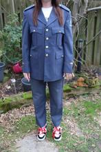 Uniform van de Nederlandse luchtmacht., Maat 38/40 (M), Kostuum of Pak, Blauw, Zo goed als nieuw