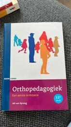 A. van Sprang - Orthopedagogiek een eerst oriëntatie, Boeken, Ophalen of Verzenden, Zo goed als nieuw, A. van Sprang