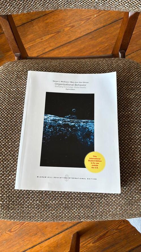 Organizational Behavior: Emerging Knowledge. Global Reality, Boeken, Kunst en Cultuur | Fotografie en Design, Zo goed als nieuw