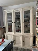 Brocante buffet/ servies/boeken kast, roomwit, Huis en Inrichting, Ophalen, 200 cm of meer, 150 tot 200 cm, Zo goed als nieuw
