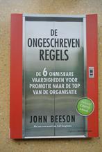De ongeschreven regels Voor promotie naar de top John Beeson, Ophalen of Verzenden, Gelezen, John Beeson