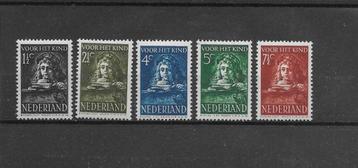 Nederland 1941, NVPH 397 t/m 401, Postfris. beschikbaar voor biedingen