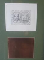 Zeer zeldzame gravure gesigneerd door Pieter Wetselaar, Ophalen of Verzenden