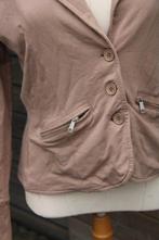 Jasje bruin Carola van Benthum mt L Vaste prijs, Bruin, Carola van Benthum, Maat 42/44 (L), Ophalen of Verzenden