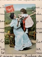 Moeder en dochter (KK), Ophalen of Verzenden, Voor 1920, Gelopen, Kinderen