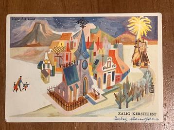 Zalig Kerstfeest. Voor het Kind 1960. Illustrator Berg beschikbaar voor biedingen