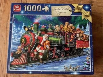 3 x Kerstpuzzel (1000 stukjes)~ zo goed als nieuw  beschikbaar voor biedingen
